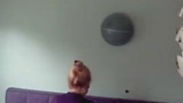 I watch my wife ride him harder than me