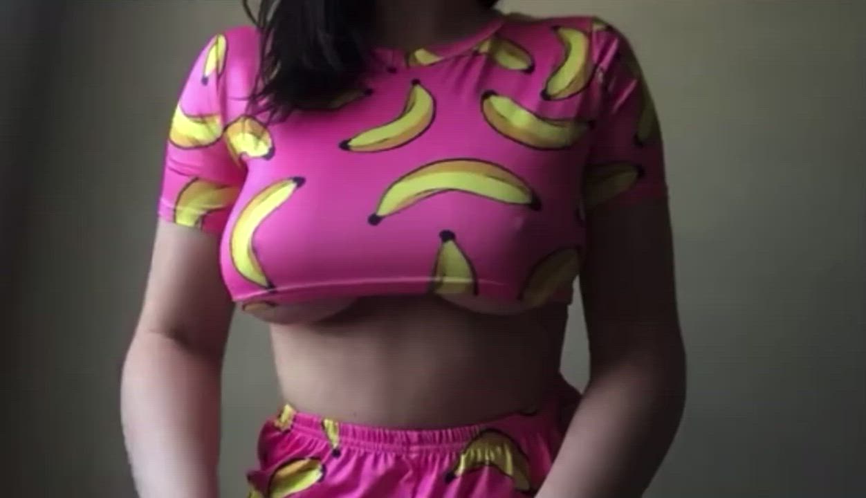 my boobs refuse to keep my shirt down…but that’s okay right OC - GIFSAUCE
