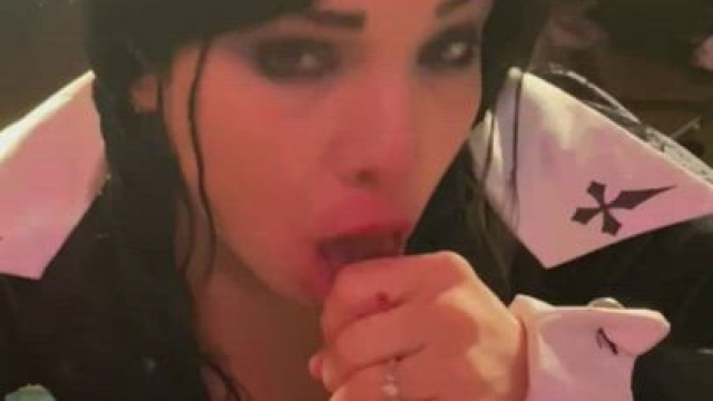 “wednesday addams” oral by saraocosplay