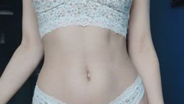 In lingerie or naked?