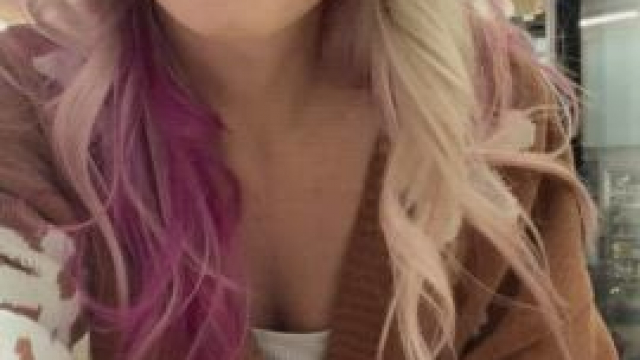 Titties out on aisle 7! [GIF]