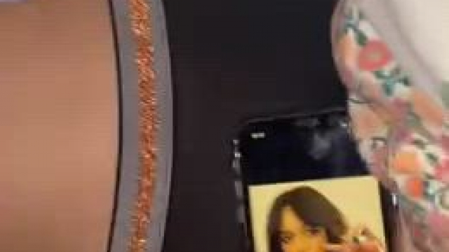 Shot a thick load on her panties