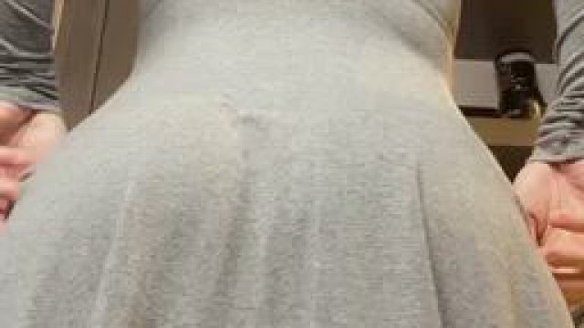 No panties under my dress today