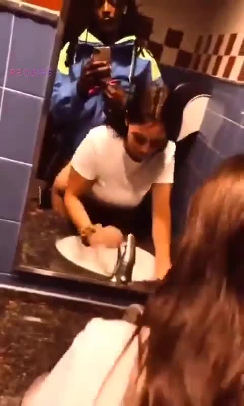 Public bathroom sex