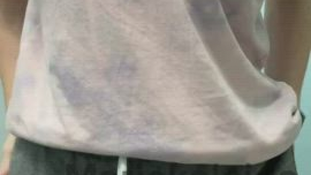 Don’t let the sweats fool you, I’ve got some nice mommy milkers under there ;)