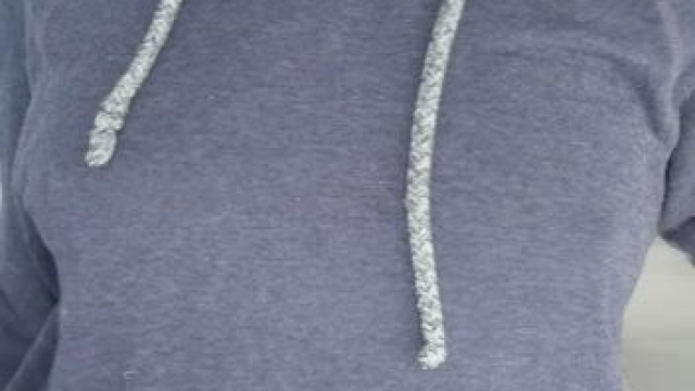 Tiny tiddy comfy hoodie flash!