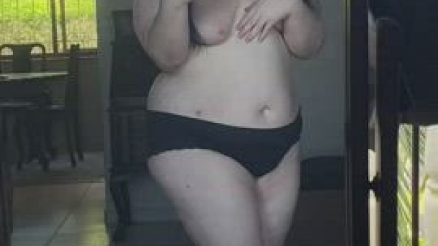 Do you like me in panties and heels and nothing else?