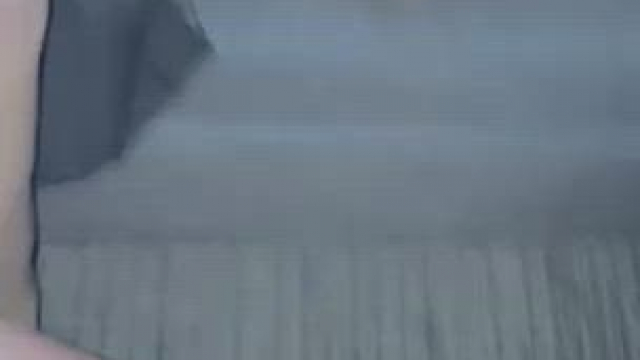 Stretching her out in front of her bf