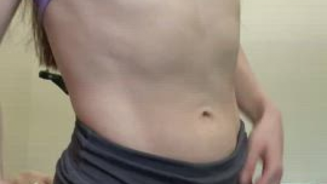 Jiggly fit girl booty