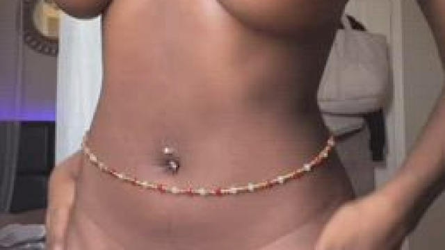 You can see my big naturals from behind!