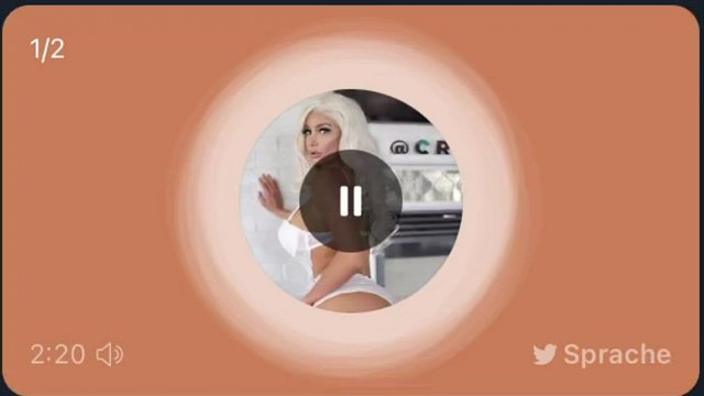 What a shame! Hope she will shoot a few scenes every year