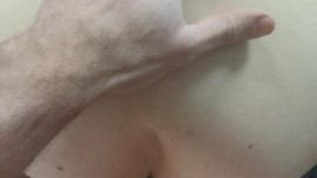 homemade bride in her knees