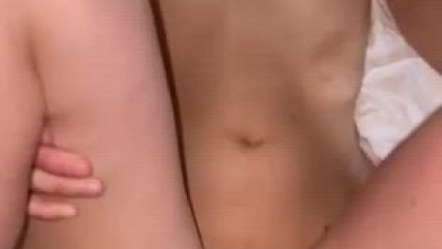 He can reach my face all the way from my cunt