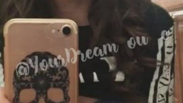 I love sneaking into the bathroom and taking care of my pussy!