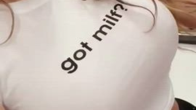 Nothing quite like grabbing huge, fake tits in public