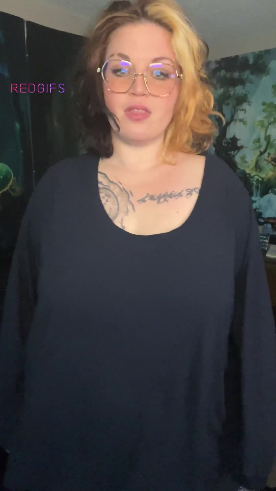 Wonder what kind of boobs you were expecting underneath this shirt…