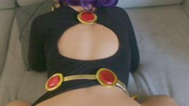 Raven taking it in the butt