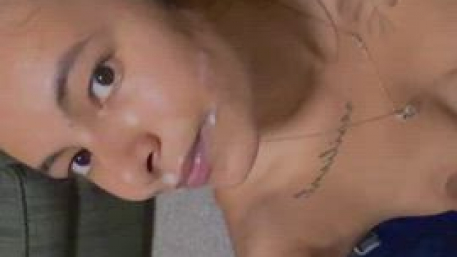 I love having cum all over my face [F]