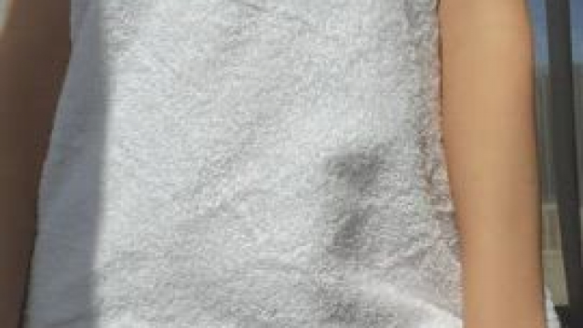 What would you do if you caught me with my towel off?