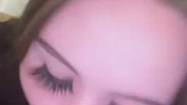 He loves watching me suck cock