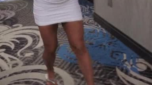 Taking a new guy back to my room in Vegas and giving him a quick flash preview