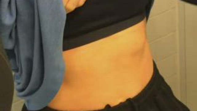 Got horny while work… I think my co worker saw me flashing my big 19y/o tits [F]