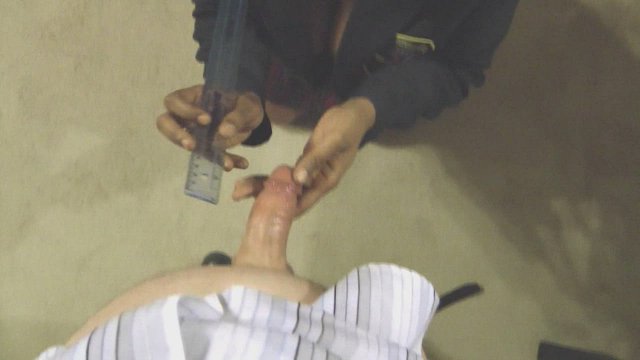 I taught this young whore how to measure stuffs properly.