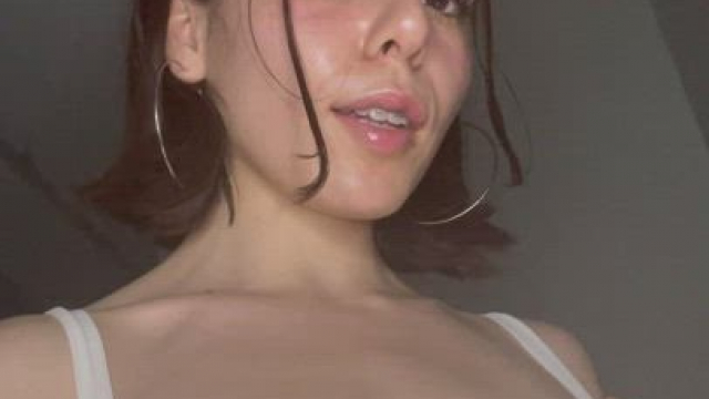 Small but natural. Dresses are my fav easy access [gif]