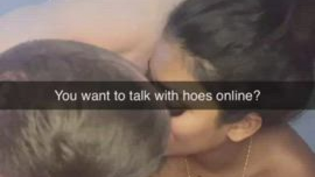 Brown hottie gets even