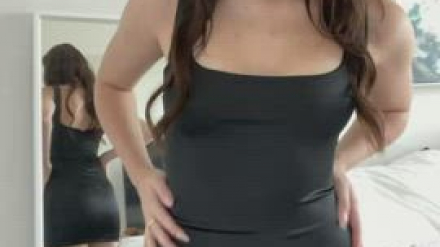 Taking off my dress, how do I look?