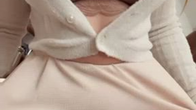 This ginger college girl loves bouncing her boobs for you