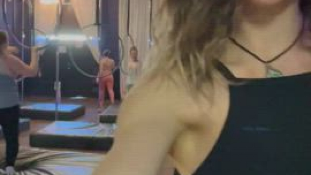 I just needed a quick water break [gif]