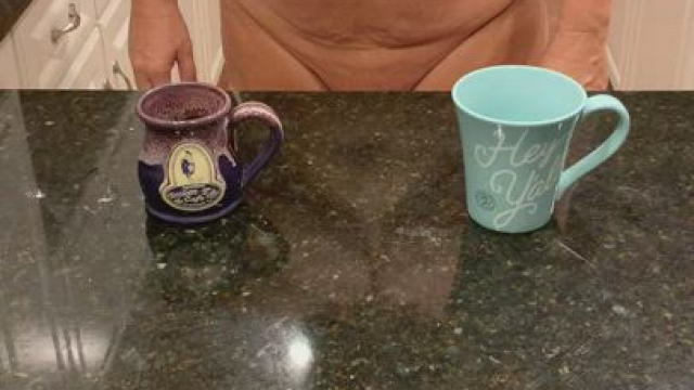 Topless Morning Coffee