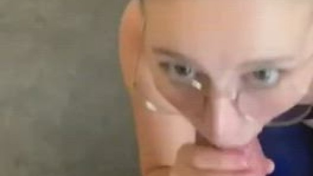 She loves the lube in her face