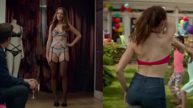 Alison Brie - thong / lasso-dance / orgasm loop from Sleeping with Other Pe...