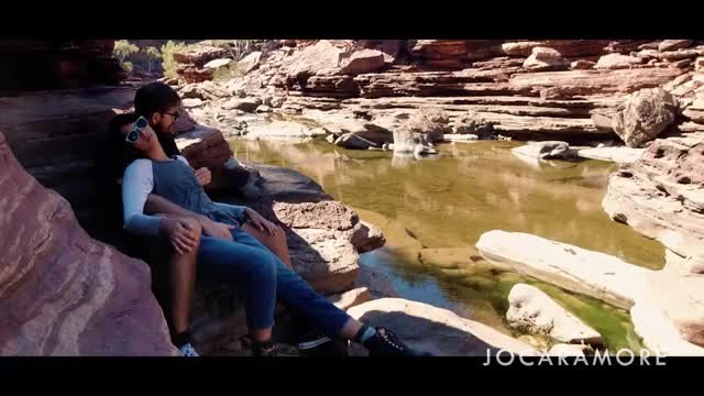 Teaser for our outdoor nature video in a small canyon we found on a hike