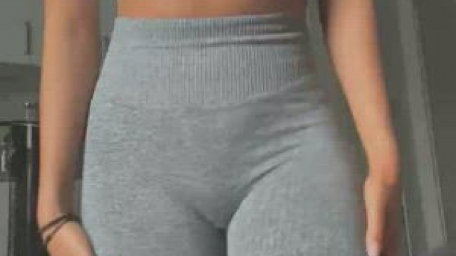 Stripping out of my sweaty gym outfit