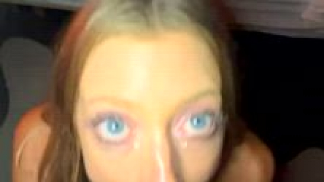 Love milking his cock onto my tongue so I can taste my reward