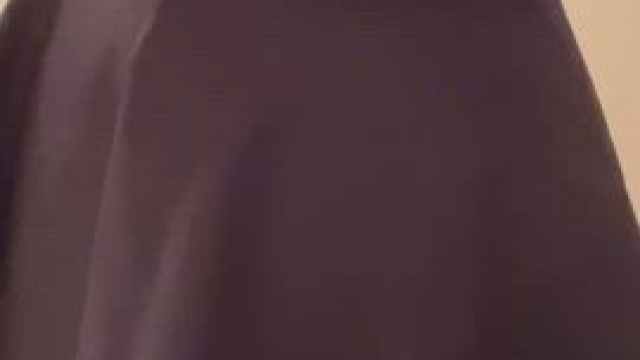 Woman Wearing Short Skirt in Public