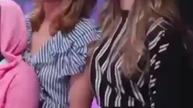 Elizabeth Olsen spanks Aubrey Plaza so well