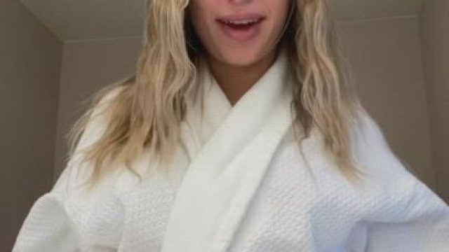 I plan on taking this all of the way off when room service comes