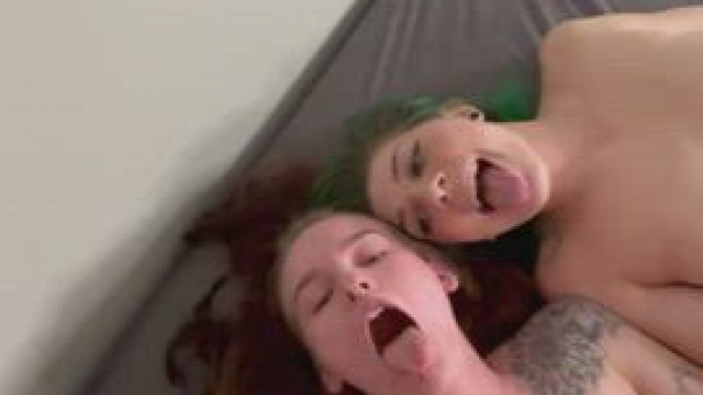 Met this slut at the bar, a couple hours later she was drinking my BF’s cum with