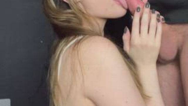 Lick it then suck it ;)