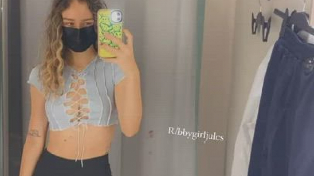 I get so horny in dressing rooms