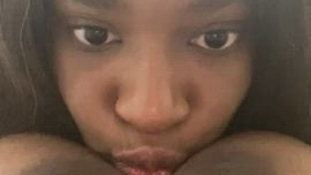 Kissing my own boobs