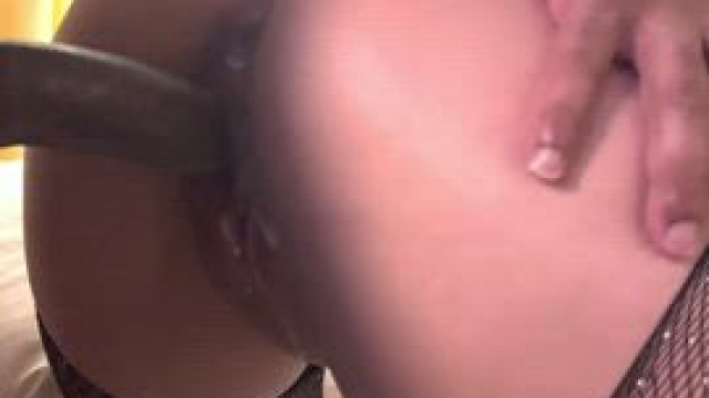 Look how much I creamed for my first BBC! It was so hot having my husband watch 