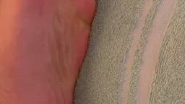 Shower fresh and ready for a massage