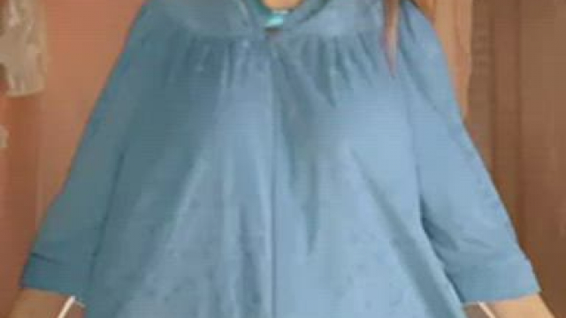 Your spouse has a surprise for you under her gigantic moo-moo [oc]