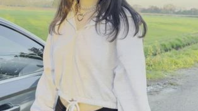 I saw the sunset and just wanted to drop my tits! [gif]