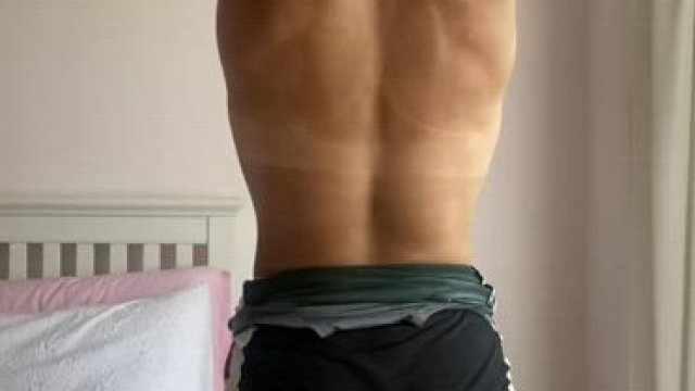 Help me out of these sweaty shorts?